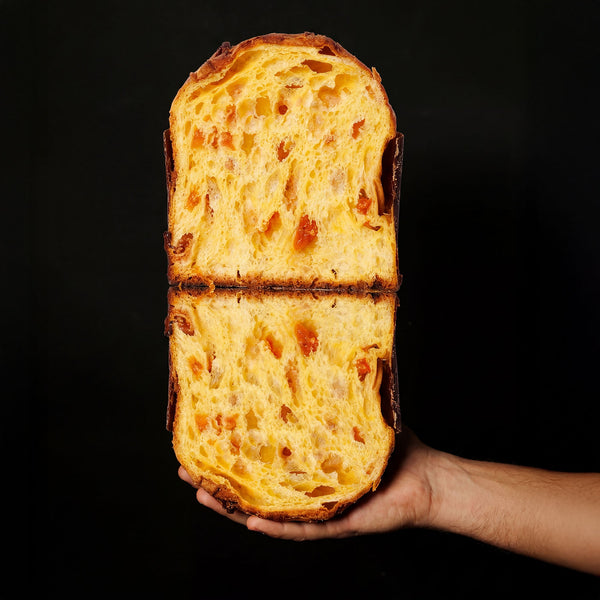 Panettone Artigianale Bergamotto Caramello e Albicocca 1KG